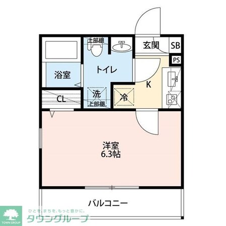 エクセラン中浦和の物件間取画像